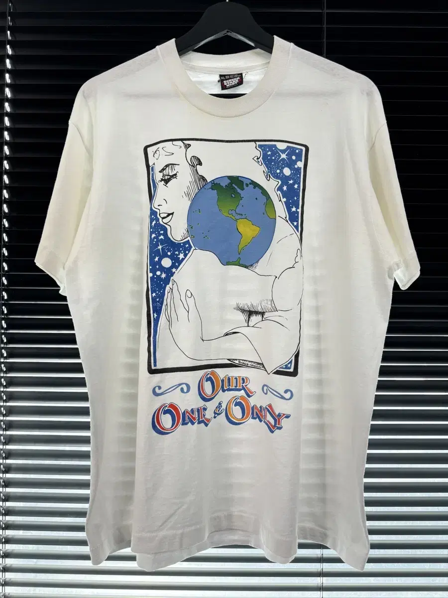 Vintage 80s Our One&Only Earth Art Tee